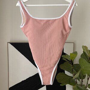 LainSnow Pink One Piece Swimsuit